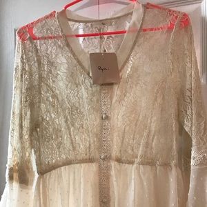 Ryu Open Bell Quarter Sleeve Cardozo Sz L